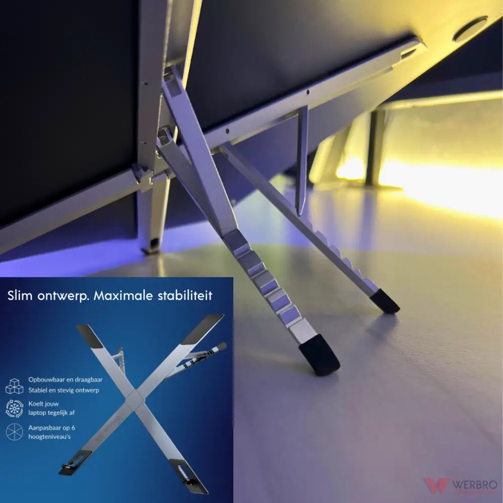 Werbro PRO - Ergonomische Laptop standaard (11-17 inch)